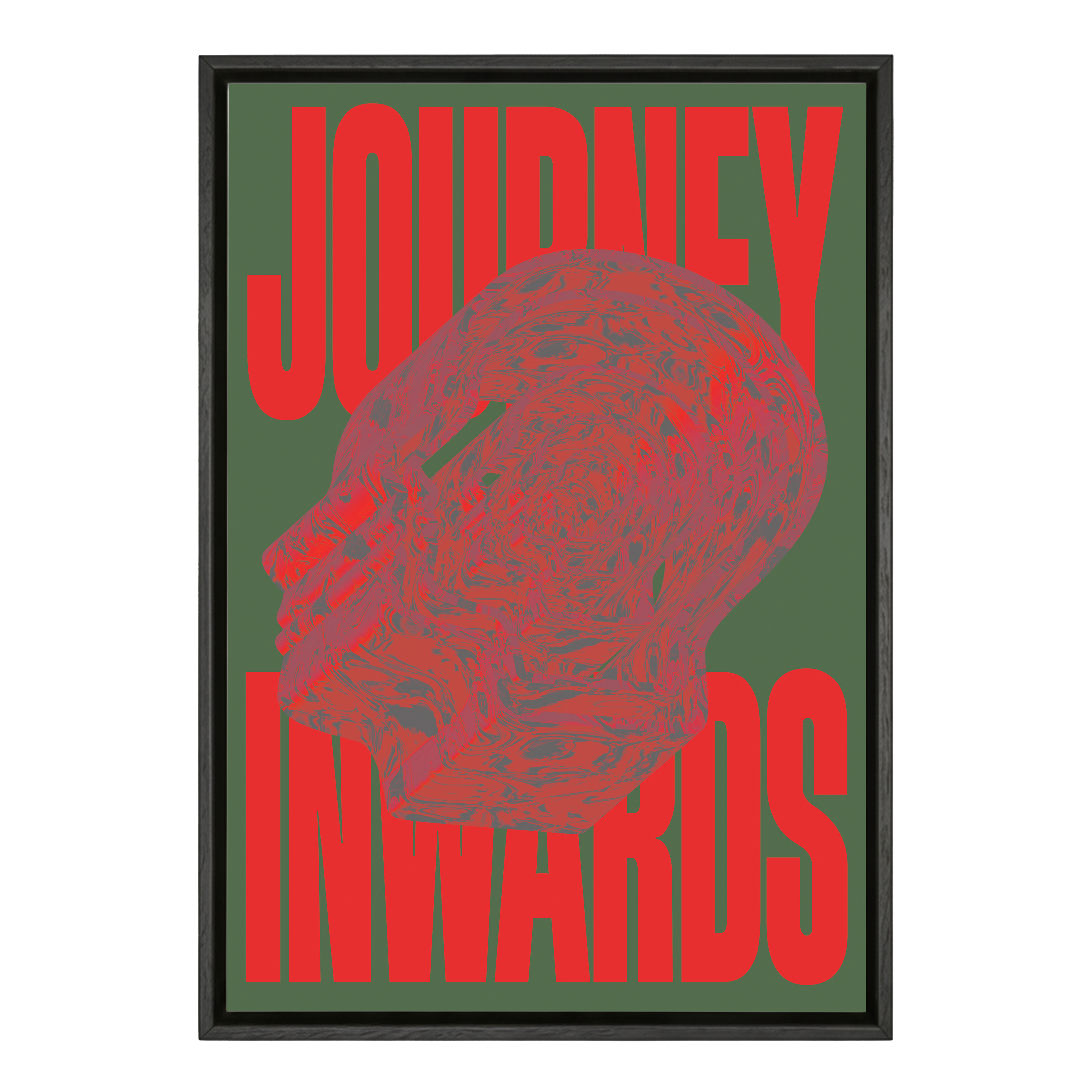 Journey Inwards – Digital Psychedelia  ✺ Fine Art Wall Print