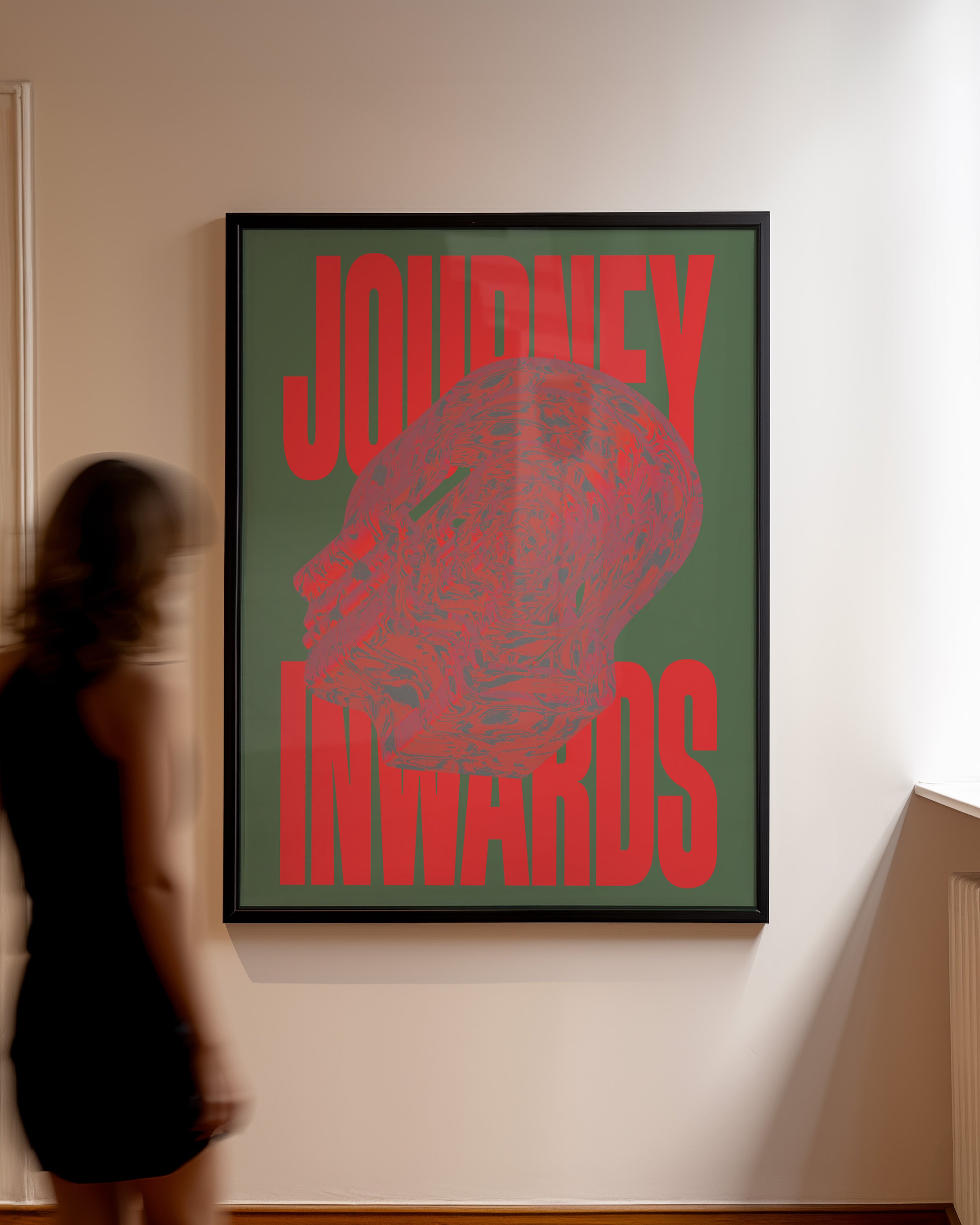 Journey Inwards – Digital Psychedelia  ✺ Fine Art Wall Print