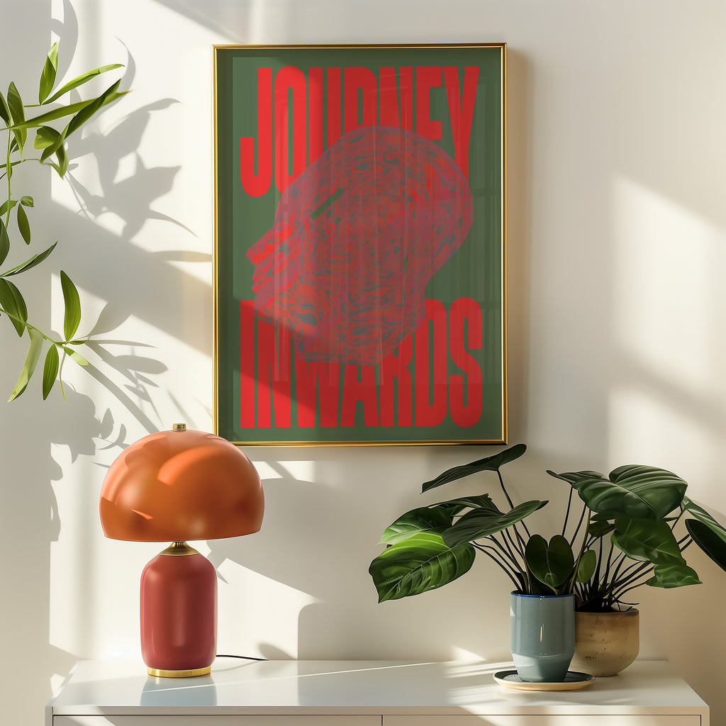 Journey Inwards – Digital Psychedelia  ✺ Fine Art Wall Print