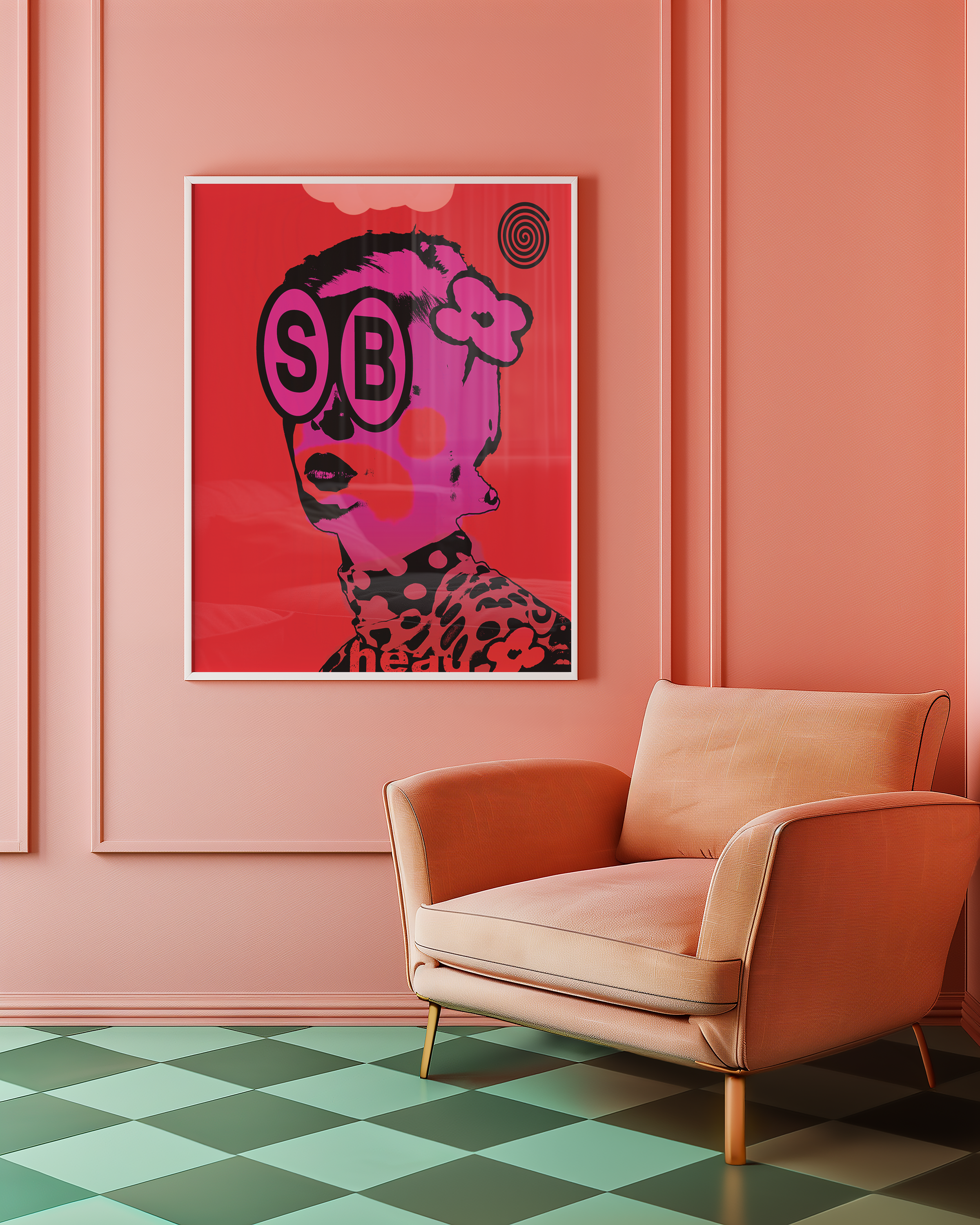 LADYFACE – Digital Psychedelia  ✺ Fine Art Wall Print