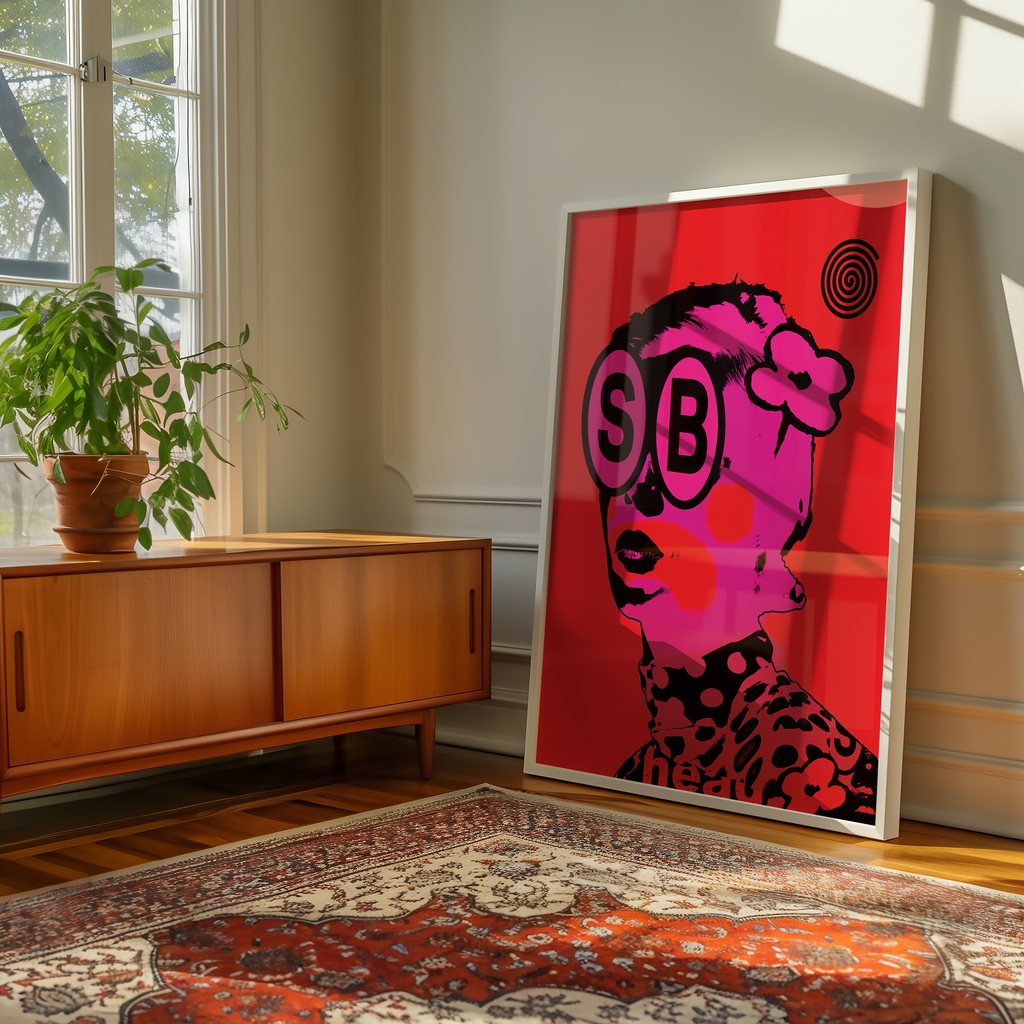 LADYFACE – Digital Psychedelia  ✺ Fine Art Wall Print