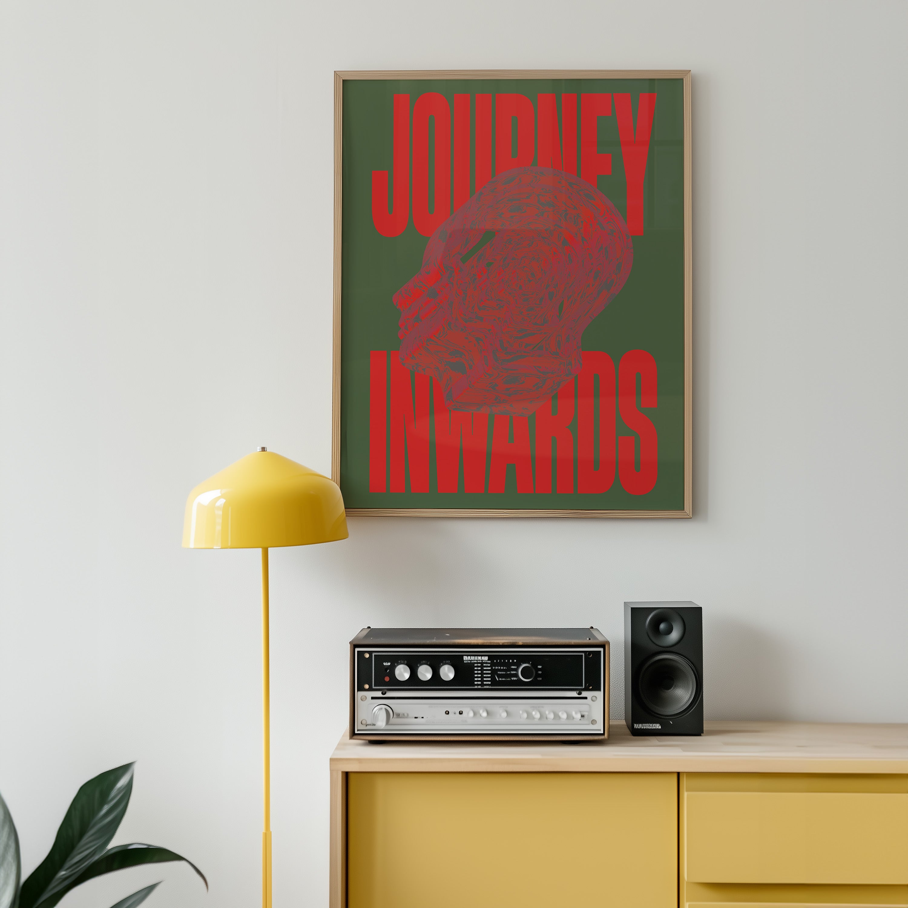 Journey Inwards – Digital Psychedelia  ✺ Fine Art Wall Print