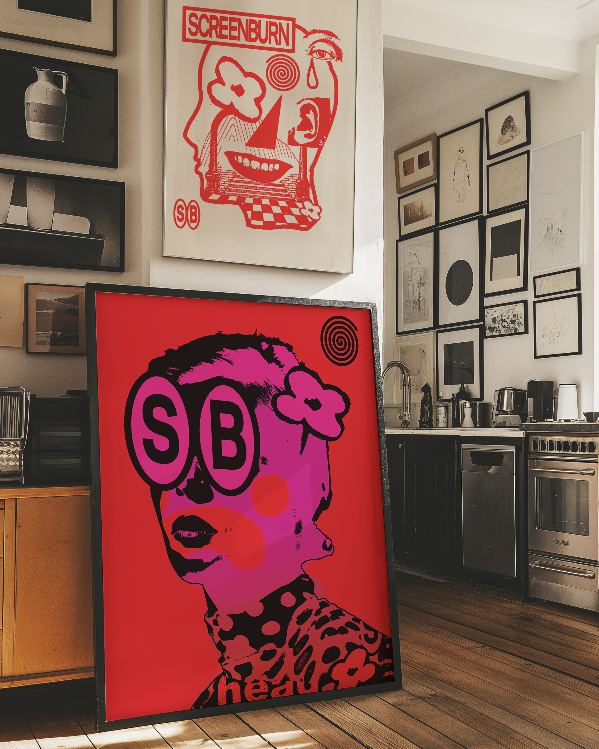 LADYFACE – Digital Psychedelia  ✺ Fine Art Wall Print